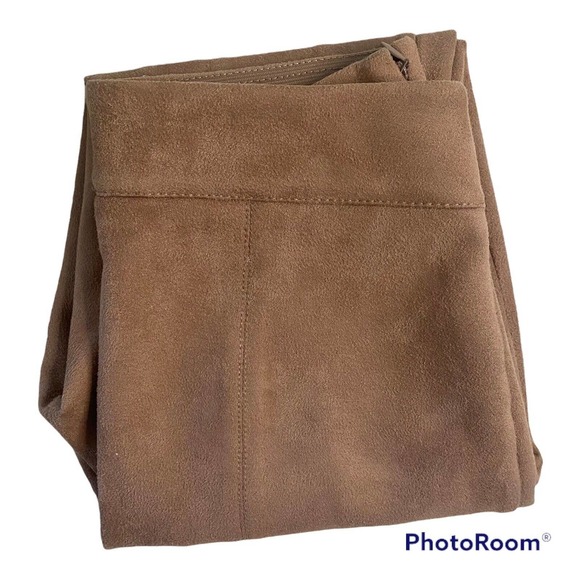 Ann Taylor Brown Faux Suede Leggings. 2P - Picture 5 of 5